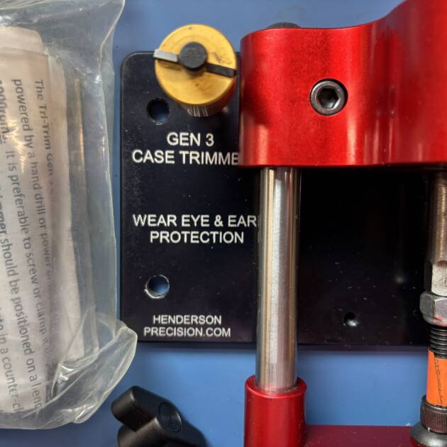 Henderson Precision Gen3 case trimmer (non-powered)