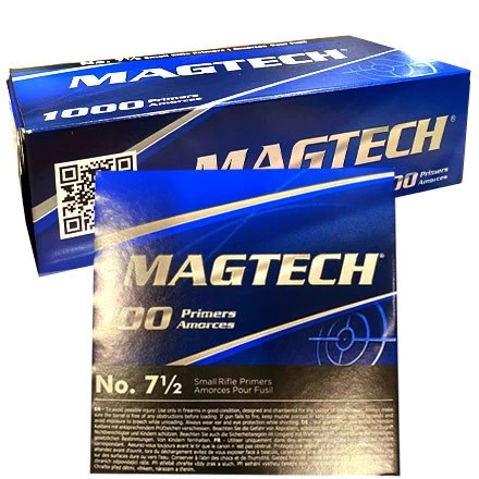 Magtech Small Rifle Primers - 5000 Primers ** ADULT SIGNATURE REQUIRED** SEE DETAILS IN DESCRIPTION