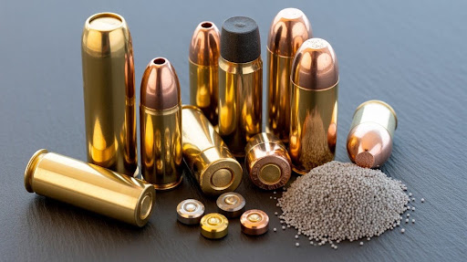 Complete handgun reloading equipment kits in the USA with press, dies, scale, powder measure, and essential reloading accessories for beginners and experienced reloaders.
