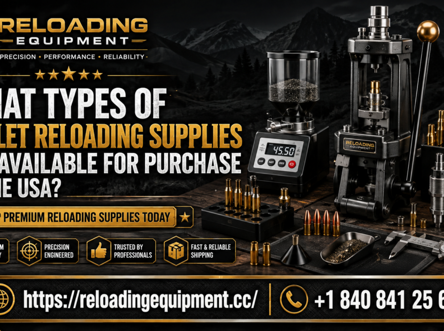 Bullet reloading supplies available for purchase in the USA