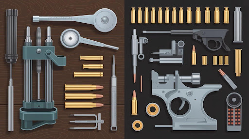 Beginner reloading equipment kit in the USA with essential tools for first-time ammunition reloading